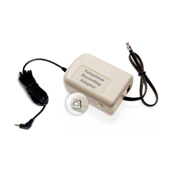 Telephone Recording Adaptor Amplified USB (3.5 mm)